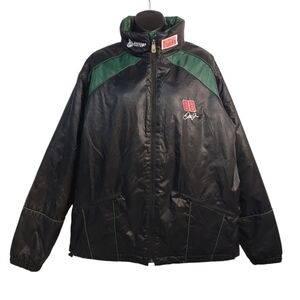 Chase Authentics NASCAR Driver Dale Jacket Men's Green Black Size L
